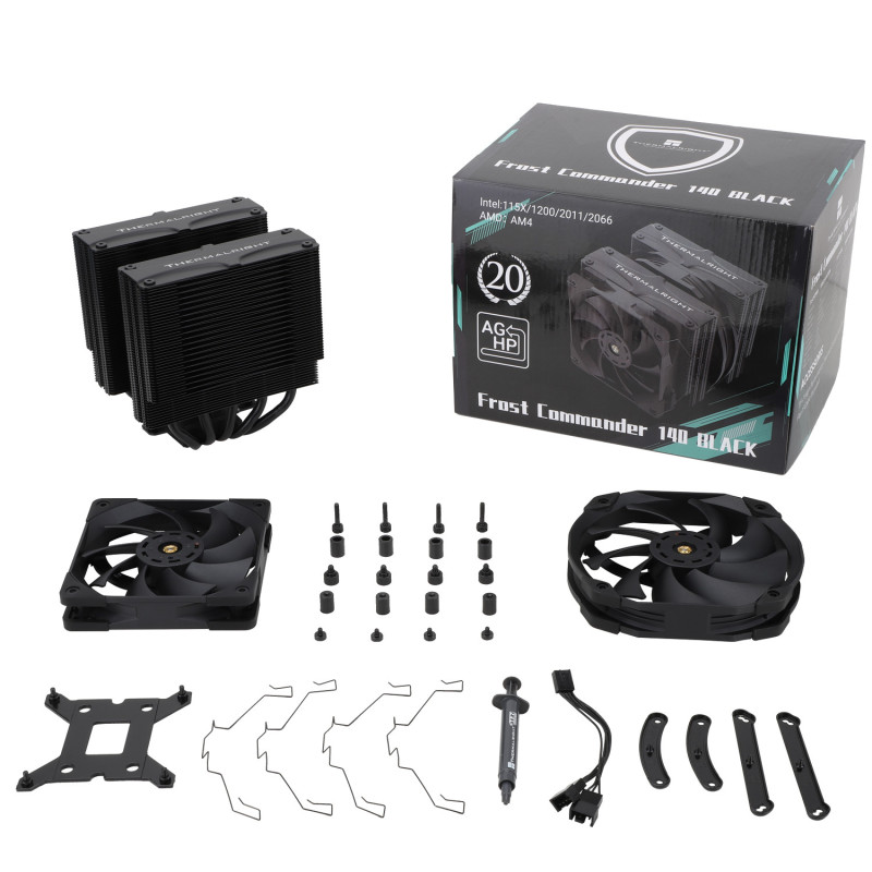 Chłodzenie procesora CPU Thermalright Frost Commander 140 Black