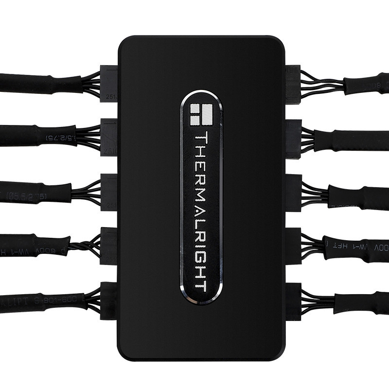 Rozdzielacz hub koncentrator PWM wentylatorami 10-portowy FAN HUB/SATA