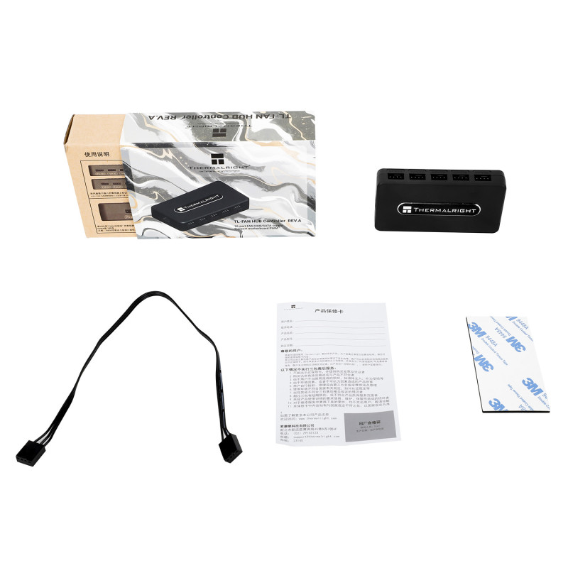 Rozdzielacz hub koncentrator PWM wentylatorami 10-portowy FAN HUB/SATA