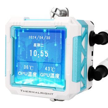Chłodzenie wodne procesora Thermalright Frozen Warframe Pro 360 White Argb