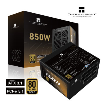 Zasilacz modularny ATX 80 Plus Gold 850W Thermalright TR-KG850