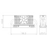 Chłodzenie radiator pamięci dysku SSD TR-M.2 HR-10 PRO 2280 SSD