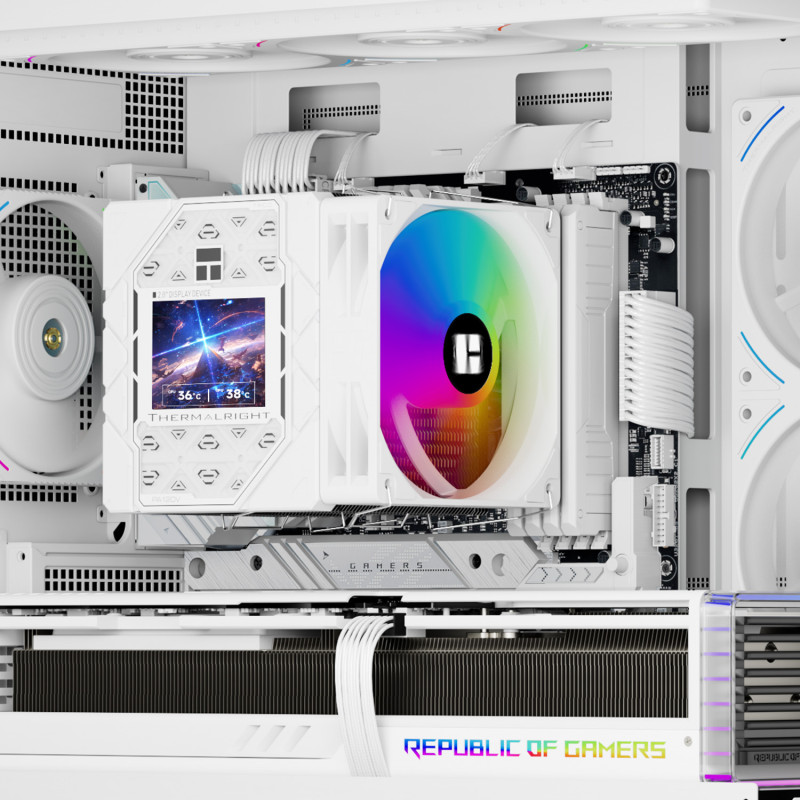 Chłodzenie procesora Thermalright Peerless Assassin 120 Vision Argb White