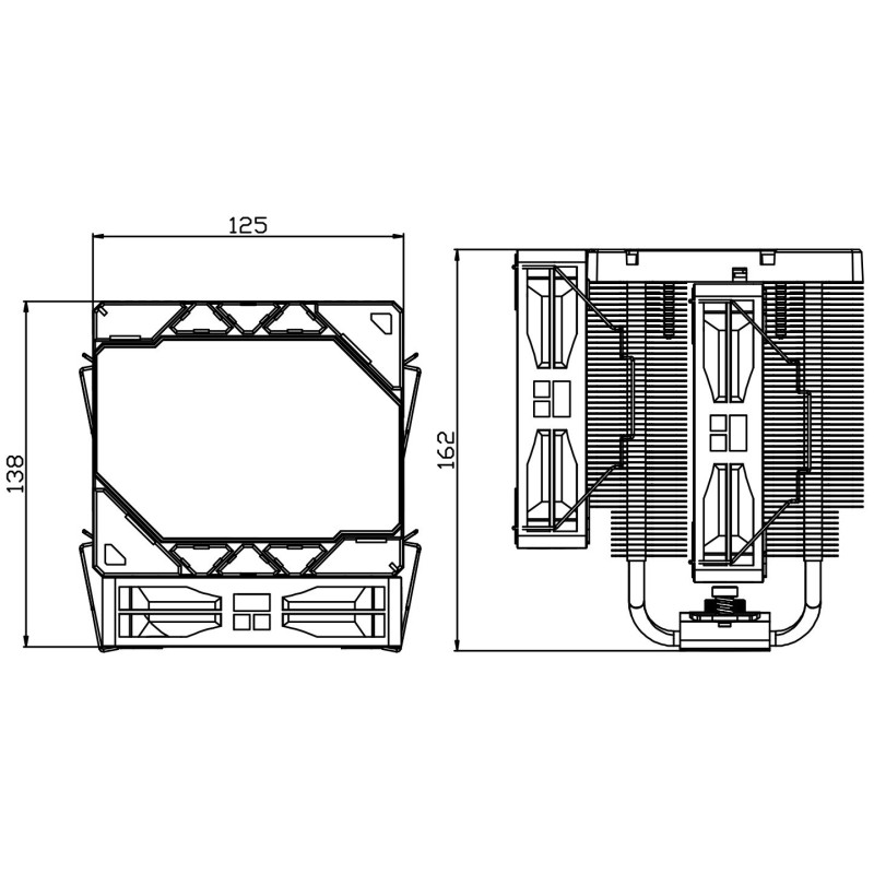 Chłodzenie procesora Thermalright Peerless Assassin 120 Vision Argb White