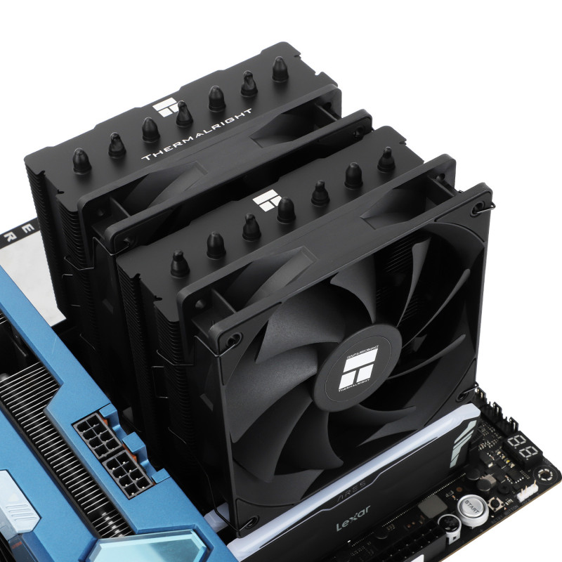 Chłodzenie procesora tower Thermalright Phantom Spirit 120 SE Black