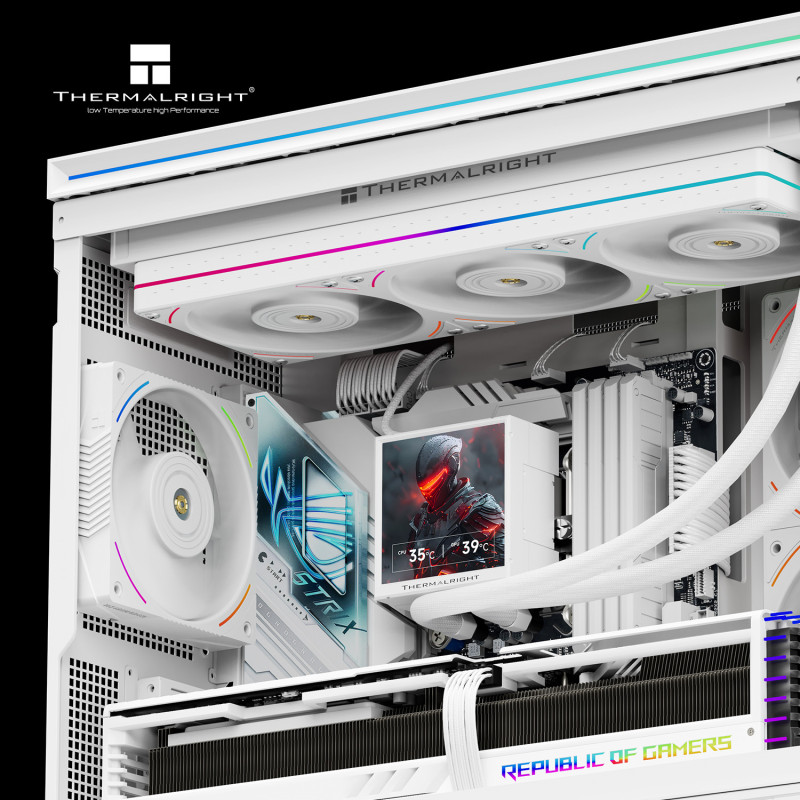 Chłodzenie wodne Termalright Peerless Vision 360 UB Argb White Intel AMD