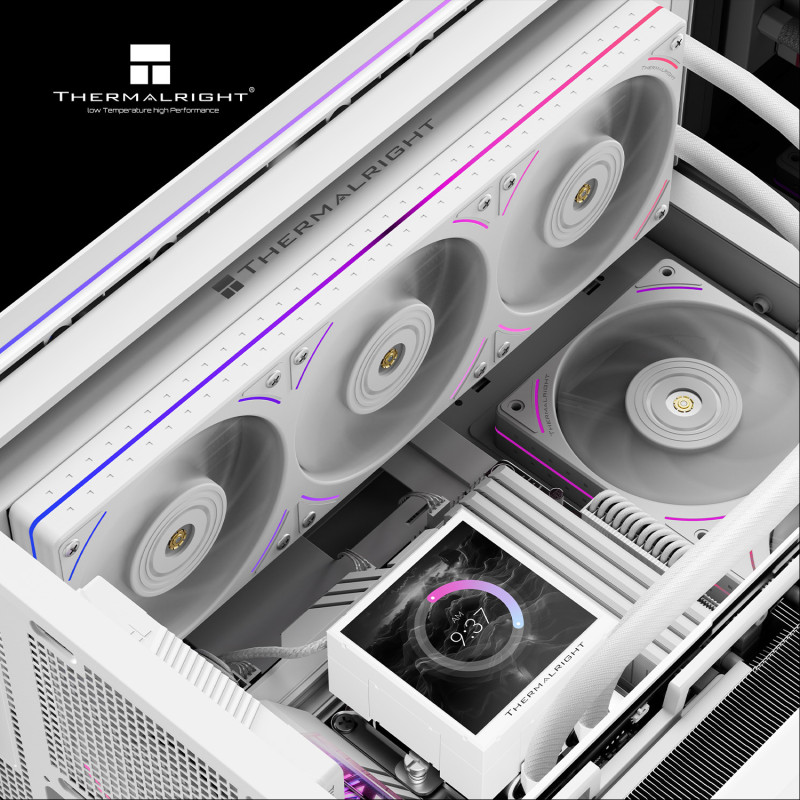 Chłodzenie wodne Termalright Peerless Vision 360 UB Argb White Intel AMD