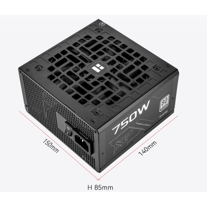 Zasilacz modularny ATX 80 Plus Platinum 750W Thermalright TR-SP750