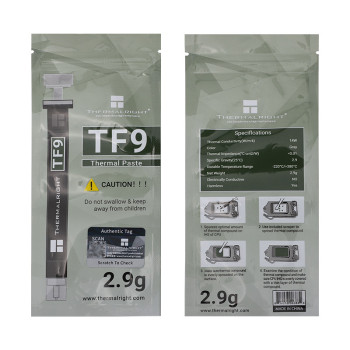 Pasta termoprzewodząca termiczna gamingowa Thermalright TF9 2.9g 14 W/mK