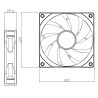Wentylator Thermalright TL-C12B-S V3 120x120x25 ARGB PWM 1500 RPM 25,6 dBA