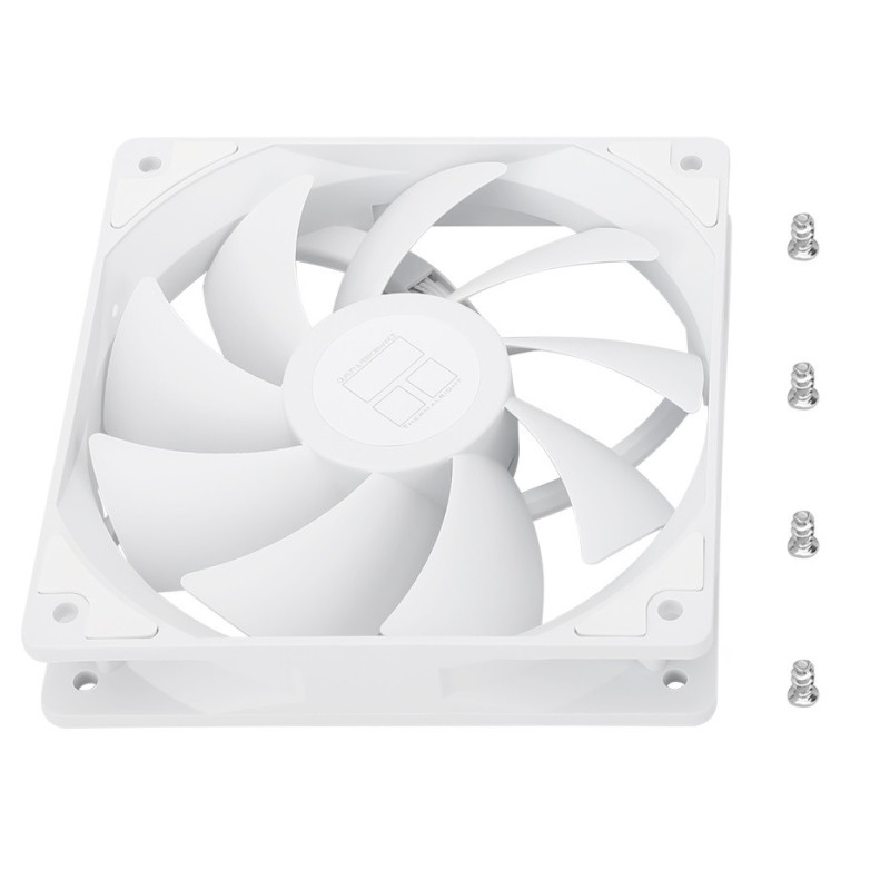 Wentylator biały Thermalright TL-C12CW 120x120x25 PWM 1550 RPM S-FDB BULK
