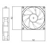 Wentylator Thermalright TL-C9 92x92x25 PWM 2000 RPM 27,3 dBA SFDB szary