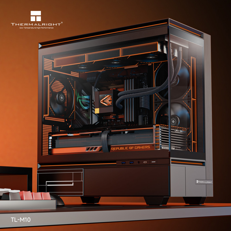 Obudowa komputerowa Thermalright TL-M10 Czarna Micro ATX Midi TOWER USB 3.0