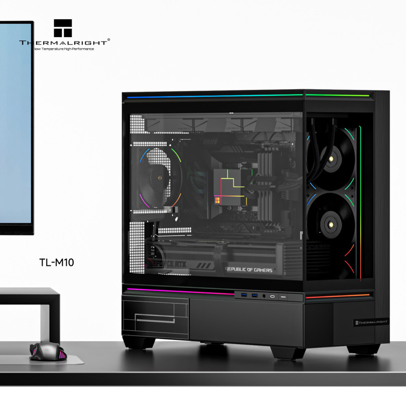 Obudowa komputerowa Thermalright TL-M10 Czarna Micro ATX Midi TOWER USB 3.0