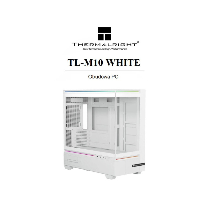 Obudowa komputerowa Thermalright TL-M10W Biała Micro ATX Midi TOWER USB 3.0