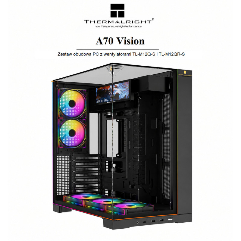 Obudowa komputerowa z wentylatorami Thermalright A70 Vision Full Tower BTF