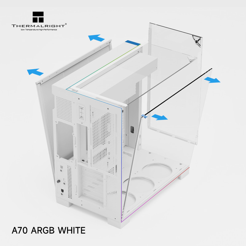 Obudowa komputerowa z wentylatorami Thermalright A70 Vision White Ful Tower