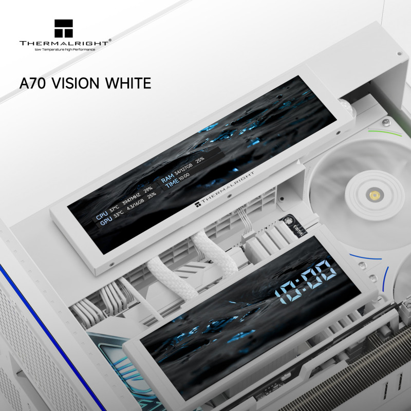 Obudowa komputerowa Thermalright A70 Vision Biała Full Tower Back-connect