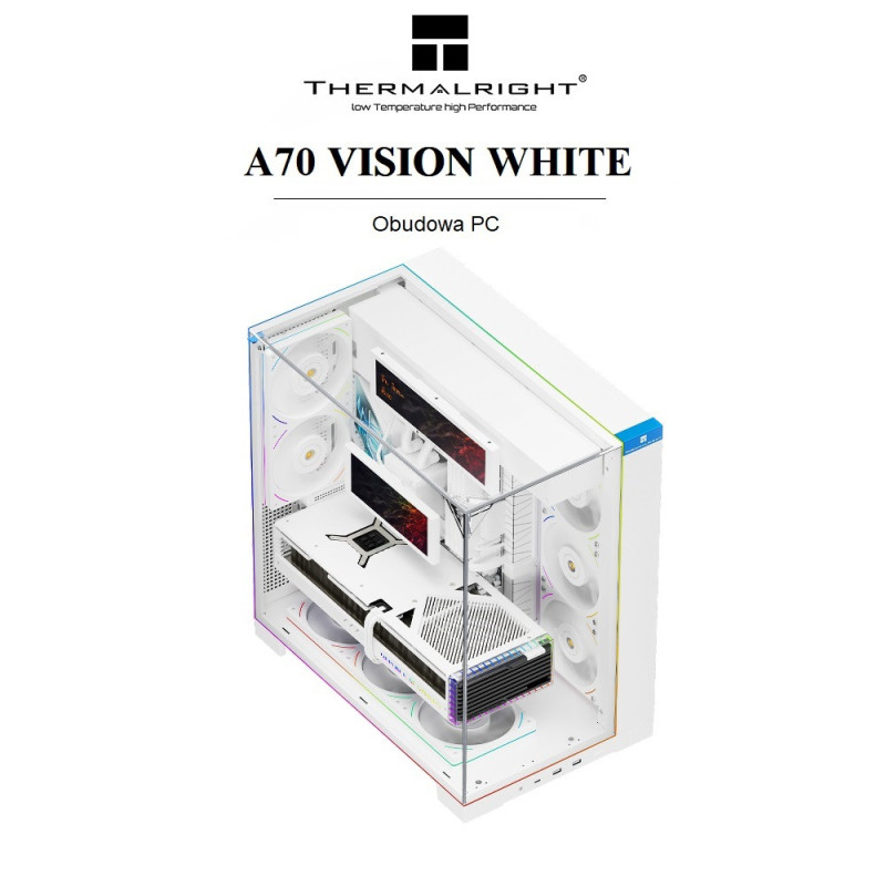 Obudowa komputerowa Thermalright A70 Vision Biała Full Tower Back-connect